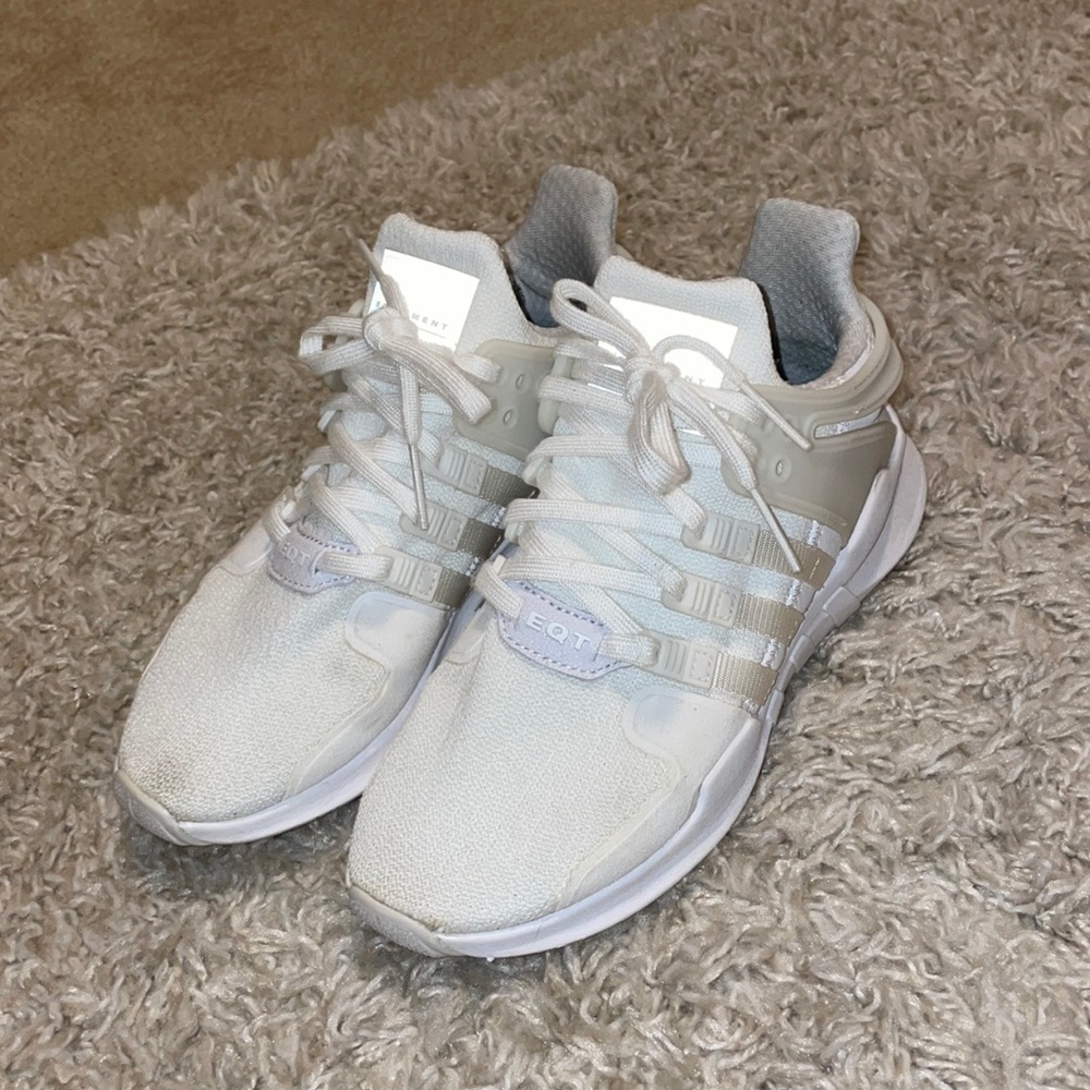 White Adidas sneakers